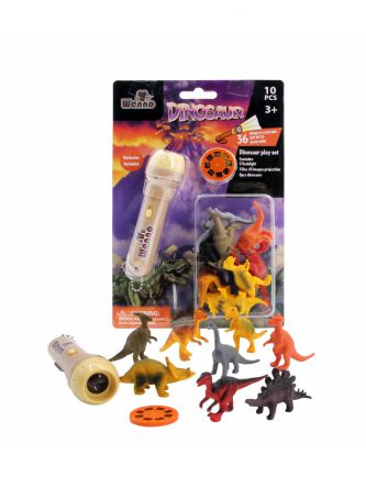 סט חיות דינוזאור עם מקרן