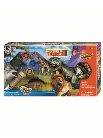 סט חיות עם מקרן