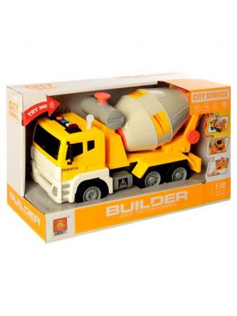 מערבל בטון בטריות צהוב גדול  V