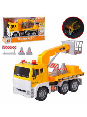 משאית מנוף סל צהובה V