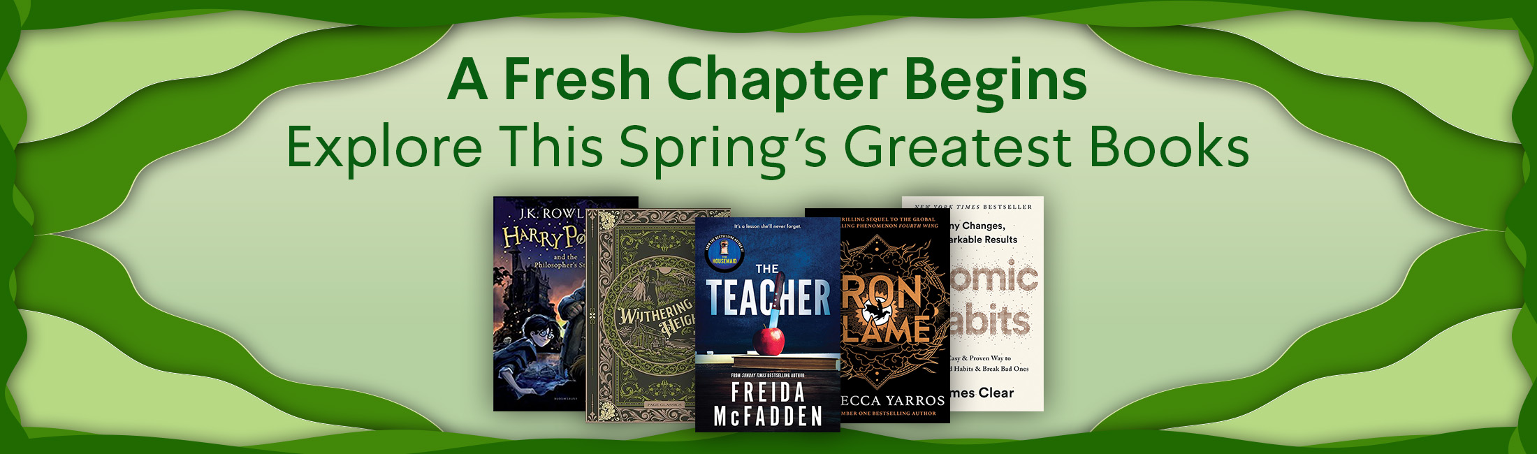 A Fresh Chapter Begins – Explore This Spring’s Greatest Books